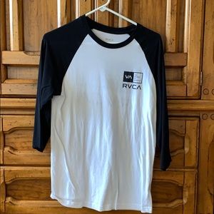 Men’s RVCA 3/4 T-shirt (Small)